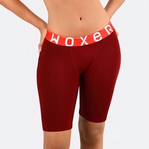NEW Woxer brand "Biker" Women's Red Boxer Shorts XL